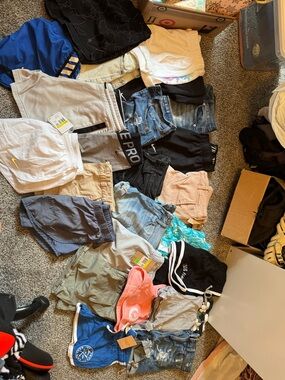 Mixed Casual Shorts and Bottoms Lot - Multi Color